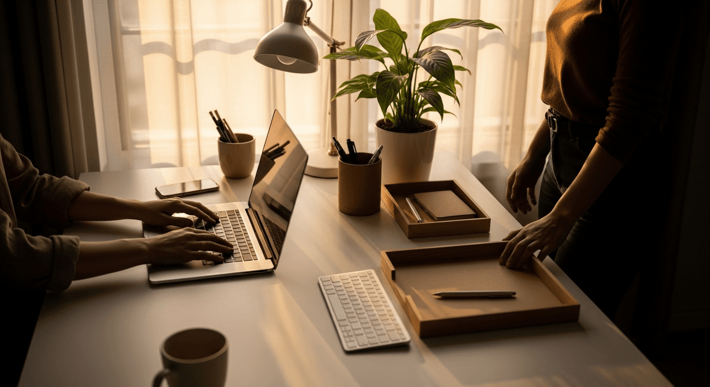 Rituel de fin de journée télétravail : sas de décompression